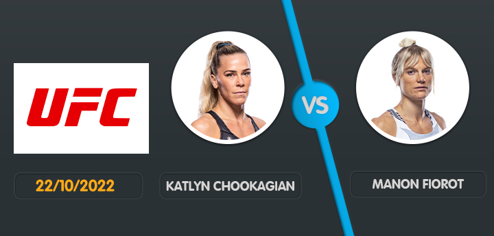 pronostic Katlyn Chookagian vs Manon Fiorot UFC poids mouches féminins