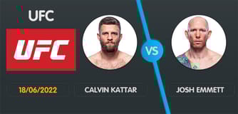 pronostic Calvin Kattar Josh Emmett UFC dimanche 19 juin 2022