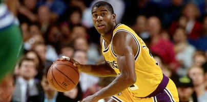 magic johnson basket