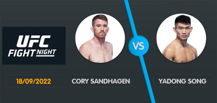 pronostic Cory Sandhagen vs Song Yadong UFC dimanche 18 septembre 2022