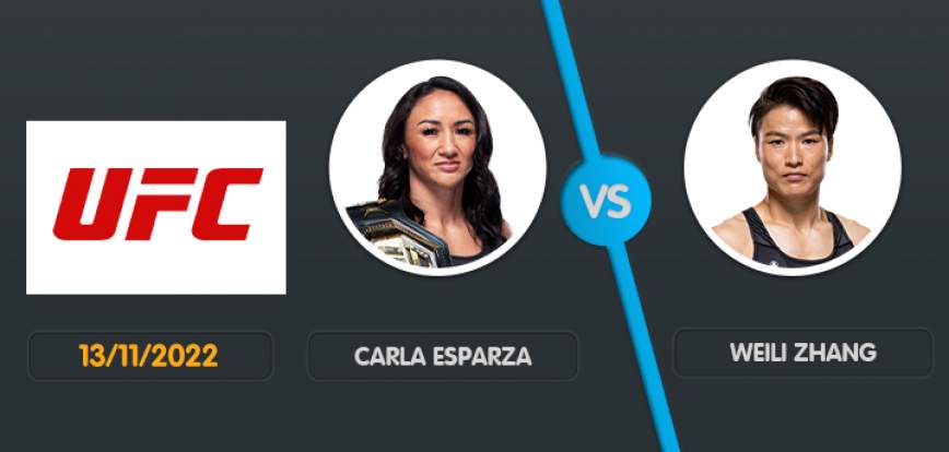 Pronostic Carla Esparza vs Weili Zhang UFC 281 dimanche 13 novembre
