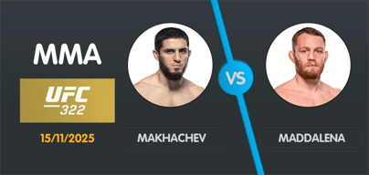 pronostic Makhachev vs Della Maddalena