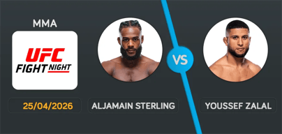 Pronostic Sterling vs Zalal UFC Fight Night 274