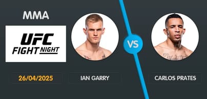 Pronostic Garry vs Prates - 26/04/2025